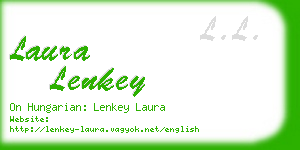 laura lenkey business card